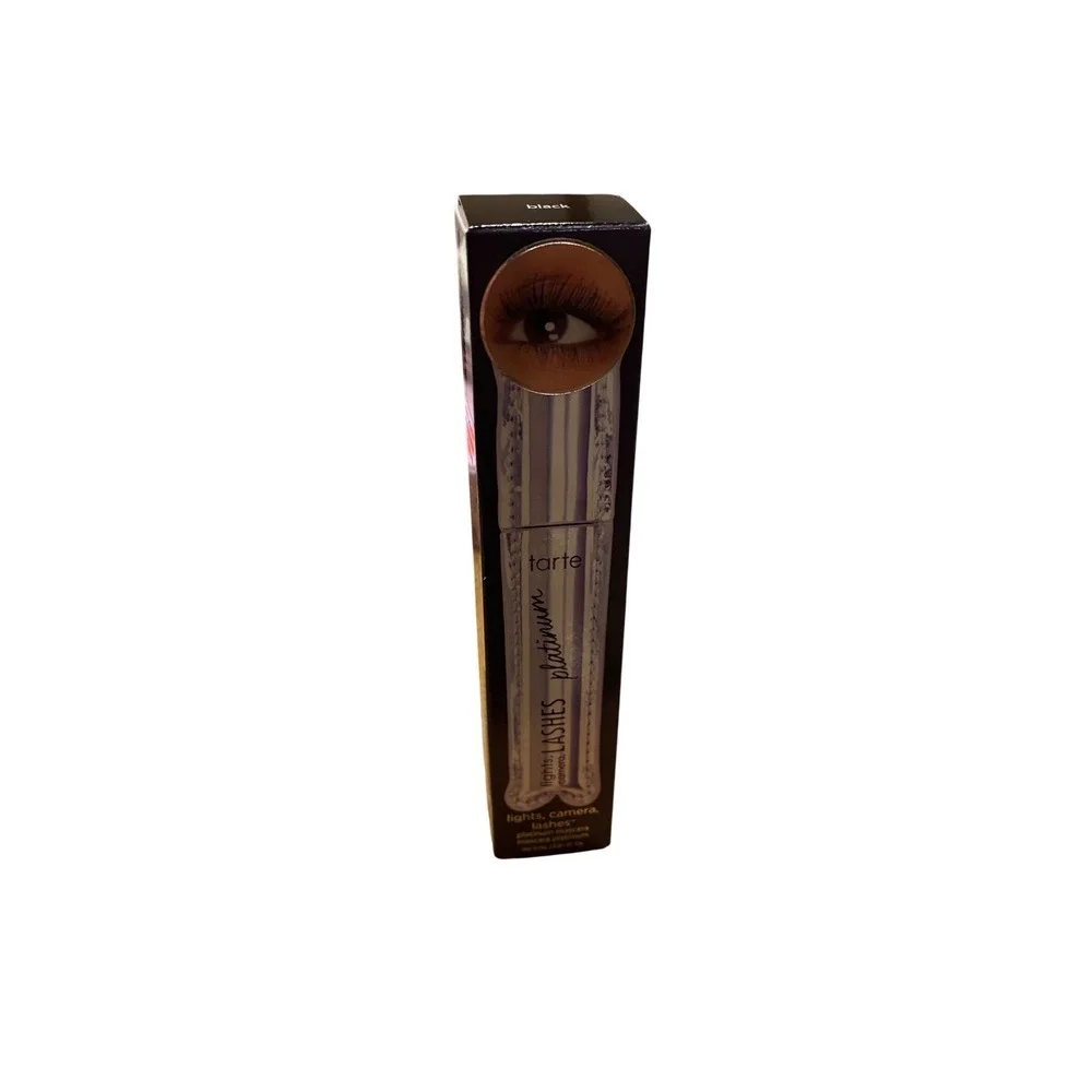 Tarte Lights Camera Lashes Platinum Mascara Black Full Size 0.31 oz New in Box